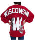 ფოტო #5 პროდუქტის Women's Red Wisconsin Badgers Loud N Proud T-shirt