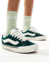 Vans knu skool chunky suede trainers in dark green