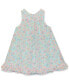 ფოტო #5 პროდუქტის Baby Girls Ruffle-Trim Floral Swing Dress Sun Hat