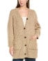 Lafayette 148 New York Button Front Donegal Cardigan Women's M - фото #1