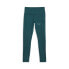 Фото #1 товара Леггинсы женские брюки PUMA Live In High Waist 89% полиэстер 11% эластан, цвет зеленый, повседневный, спортивный, высокая талия
