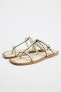 FLAT STRAPPY SLIDER SANDALS