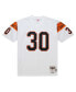 Men's Ickey Woods White Distressed Cincinnati Bengals Legacy Replica Jersey