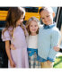 ფოტო #8 პროდუქტის Toddler Girls Organic Double Flutter Sleeve Sweater Dress