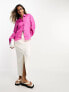 & Other Stories oversize linen shirt in pink