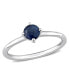 Фото #1 товара Кольцо Macy's Sapphire Solitaire Stackable