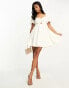 Фото #4 товара Forever New Petite twist mini dress in ivory