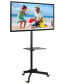 Techly Trolley Floor Stand LCD/LED/Plasma 23"-55" - 58.4 cm (23") - 139.7 cm (55") - 50 x 50 mm - 400 x 400 mm - -15 - 15° - Black