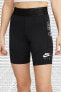 Фото #2 товара Леггинсы Nike Воздушные Shorts в черном цвете из памука и полиэстера, для велосипеда.
