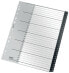 Esselte Leitz 12180000 - Numeric tab index - Polypropylene (PP) - Black - White - Portrait - A4 - 160 g/m²