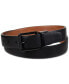 ფოტო #2 პროდუქტის Men's Reversible Faux-Leather Stretch Dress Belt