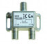 Фото #1 товара WISI DM 02 B - Cable splitter - 5 - 1000 MHz - Silver,White - F - 55 mm - 28 mm