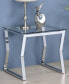 Фото #4 товара Meiland Glass Top End Table