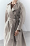 Zw collection oversize double-breasted trench coat