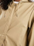 Rains A-line waterproof jacket in sand