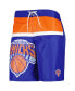 Men's Blue New York Knicks Sea Wind Swim Trunks
