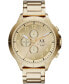 ფოტო #1 პროდუქტის Men's Chronograph Gold Tone Stainless Steel Bracelet Watch 50mm