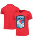 Фото #2 товара Big Girls Red Team USA Mountain Skiing T-shirt