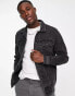 New Look denim jacket in dark grey