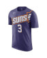 Фото #3 товара Men's Chris Paul Purple Phoenix Suns Icon 2022/23 Name and Number T-shirt