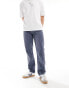 ASOS DESIGN straight chino in washed blue