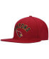 Фото #3 товара Men's Cardinal Arizona Cardinals Stacked Snapback Hat