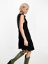 Фото #7 товара Only tiered frill sleeve mini dress in black