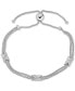 Diamond X Bolo Bracelet (1/8 ct. t.w.) in Sterling Silver