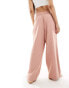 Фото #3 товара River Island wide leg trouser in pink