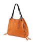 Women's Genuine Leather Daisy Tote Bag