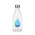 Bottle H2O Glass 1 L (12 Units)