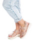 ფოტო #2 პროდუქტის Women's Flat Suede Sandals By