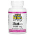 Фото #1 товара Витамин Extra Strength Biotin Natural Factors 10 000 мкг 60 вегетарианских капсул