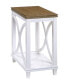 Florence Chairside End Table with Shelf