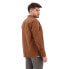 SUPERDRY Merchant Herringbone long sleeve shirt Denim Co Tobacco Brown, S - фото #6