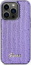 Guess Guess GUHCP13LPSFDGSUiPhone 13 Pro / 13 6.1" fioletowy/purple hardcase Sequin Script Metal