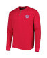 ფოტო #3 პროდუქტის Men's Washington Nationals Red Maverick Long Sleeve T-shirt