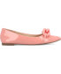 ფოტო #2 პროდუქტის Women's Clareene Chain Pointed Toe Flats