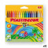 Фото #1 товара Цветные полужирные карандаши Plastidecor Разноцветный (12 штук)