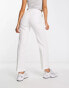 Фото #2 товара Miss Selfridge slouchy dad trouser in ivory - IVORY