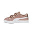 Фото #3 товара Puma Smash V2 Glitz Glam Slip On Youth Girls Pink Sneakers Casual Shoes 3673782