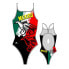 Фото #1 товара TURBO Mexican Falcon Thin Strap Swimsuit