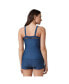 ფოტო #2 პროდუქტის Women's High Neck Tankini Top