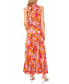 ფოტო #2 პროდუქტის Women's Floral-Print Tiered Maxi Dress