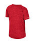 ფოტო #2 პროდუქტის Women's Crimson Distressed Alabama Crimson Tide Finalists Tie-Front T-shirt