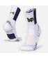 Men's White Notre Dame Fighting Irish Playmaker Crew Socks