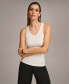 ფოტო #1 პროდუქტის Women's Sleeveless Fitted Tank Top