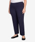 Фото #3 товара Plus Size Tech Stretch Full Length Pant with Elastic Waistband