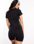 Фото #4 товара ASOS Weekend Collective seamless romper with logo in black