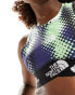 Фото #8 товара The North Face Training Aracar cropped tanklette in green dot print Exclusive at ASOS